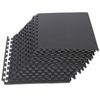 12 PCs Puzzle Exercise Mat 24'' × 24'' Interlocking Foam Floor Tile for Home Gym