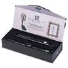 Brilliance New York Pro 1" Flat Iron & Clipless Curling Iron Duo, Black