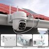 TIUIHU Gutter Mount for Cinnado B6 Solar Security Camera Outdoor Wireless 2K/3MP CCTV Camera