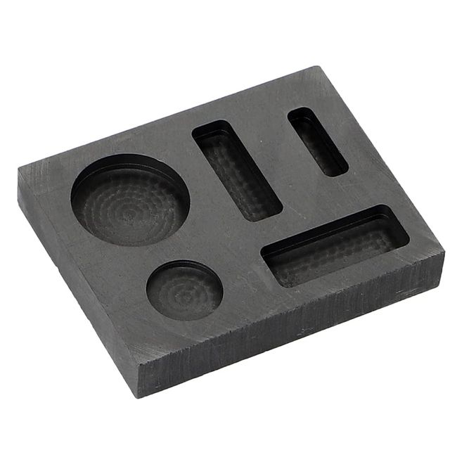 TKY Crucible Graphite Crucible Ingot Mold Metal Melting Casting Melting Smelting Gold Aluminum (5 Shapes)