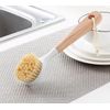 Bamboo Kitchen Handle Palm Brush with Scraper (26cm, 3pcs)