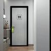 Love Face or Evil Face Door Hanger Angry Friendly Faces Peace