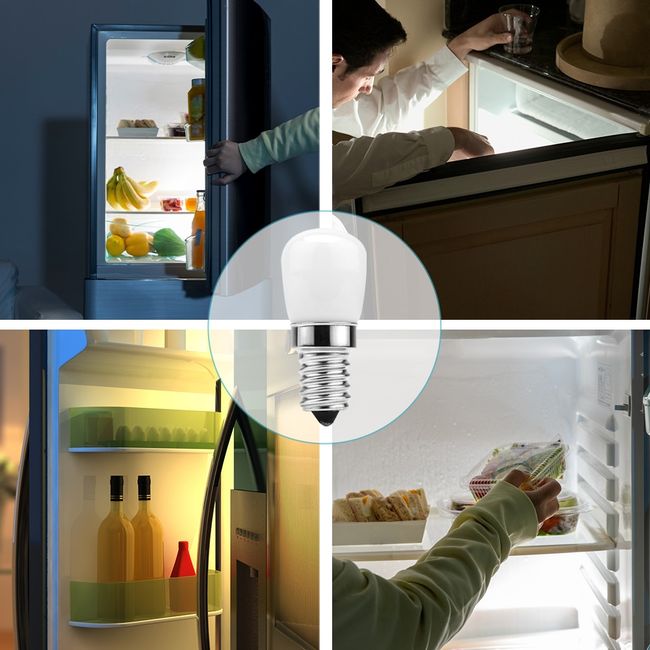 E14/E12 Dimmable LED Fridge Light Bulb 6000-6500K Refrigerator