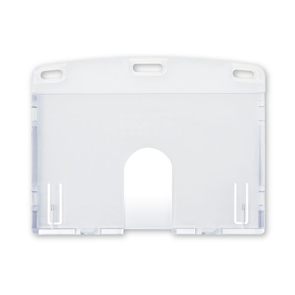 Open Industry NX-104 Name Tag Case, Rigid, Horizontal for ID Cards, 10 Sheets