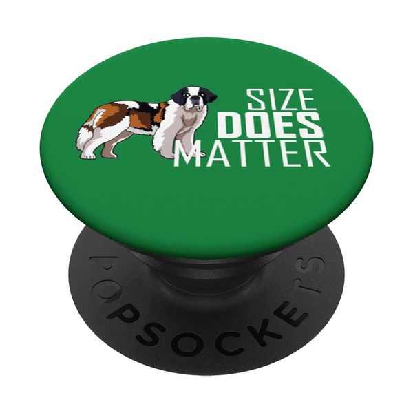 St Bernard dog gift for dog owners PopSockets Swappable PopGrip