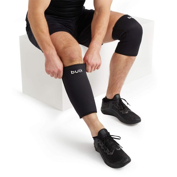 Bulk Premium Knee Sleeves, Weightlifting, Knee Support, Small, White