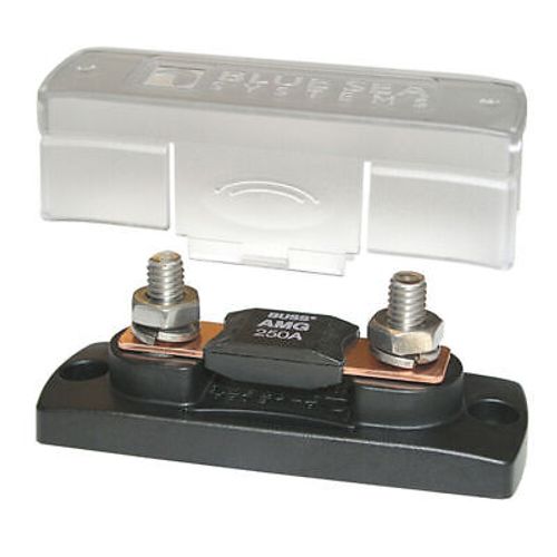 Blue Sea 5001 Fuse Block MEGA 100-300A w/Cover Reliable DC Electrical Protection