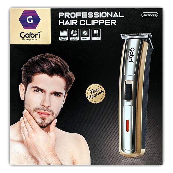 Gabri Professional Hair Clipper for Hair and Beard Attachment Combs UK Rechargeable