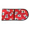 Double Oven Glove Red Dog & Bone Quilted Kitchen Pot Holder with Hanging Loop