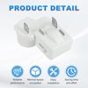 sourcing map 2 Pin Refrigerator Starter Relay Compressor PTC Start Relay Freezer Over Load Protector for Fridge