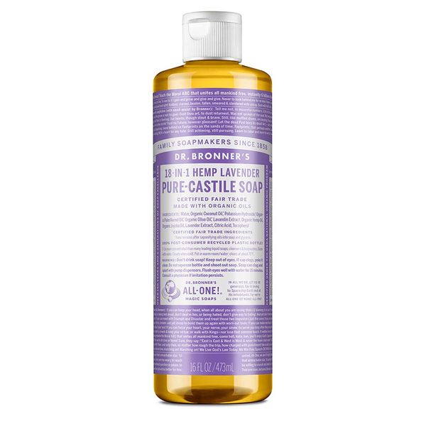 Dr Bronners Lavender Castile Liquid Soap 475 ml