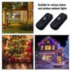 4 Pcs Torpedo Inline Switch 250V 6A Small Light Switch Bipolar for 2 or 3 Core Cable for Desk Lamp (Black)