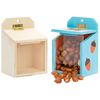 Baker Ross AV441 Wooden Squirrel Feeders-Pack of 2, Multipurpose Mini Box for Kids to Paint, Decorate and Hang in The Garden