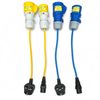 Marten® 110v & 230V 16a Adapter Set for PAT Testing (110 & 230 Volt 16 Amp Kit)