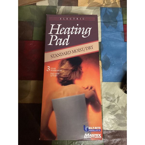 Electric Heating Pad Standard Moist/dry Mashex Health Pad size 12”x15”