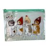 mofusand Goods 6 Piece Set (Clear File, Mini Drawstring, Flat Pouch, Seal, Masking Tape)