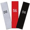 25 Woven Fabric Size Labels, Größe 56, black/white