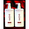 2pk NATIVE Warm Cider & Cinnamon Care Moisturizing Shampoo 487ml Each Organic