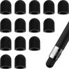 Hemobllo Replacement Stylus Rubber Tips, Stylus Pen Fine Tips, Conductive Rubber Capacitive Touch Screen Pens Tip, Soft Universal Replacement 15pcs