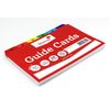 Silvine A6 Guide Cards in Plain White, Tabbed A-Z. Ref 864 (6x4")