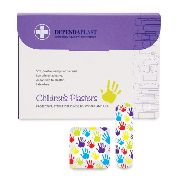 Dependaplast REL633 Childrens Washproof Plaster, Assorted (Pack of 100)