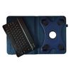 Navitech Blue Rotational Bluetooth Keyboard Case Compatible With YOTOPT 4G LTE 10 Inch Touchscreen Tablet