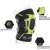 DonJoy Performance WEBTECH Short Knee Support Brace with Compression Undersleeve: Black, Medium