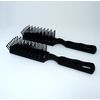 6" Topped Vented Brush Black