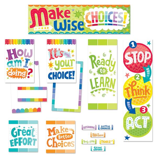 Creative Teaching Press Mini Bulletin Board, Behavior Clip Chart (6952), Multi