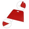 sourcing map Plastic Scraper Putty Spatula Spreader Smoothing Tool for Paint Wall Treatment Windshield 7.5" Red