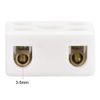 sourcing map 2 Way Ceramics Terminal Blocks Porcelain Ceramic Connectors for Electrical Wire Cable 2pcs
