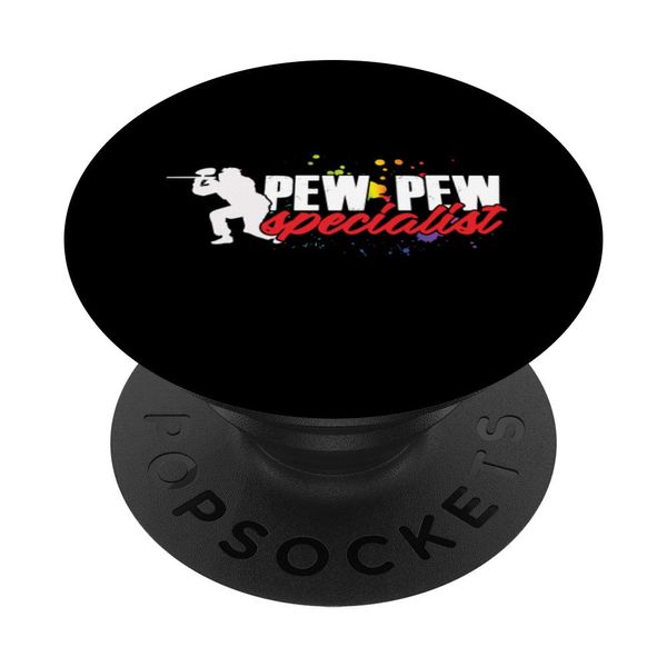Pew Specialist Paintball Painter Aim Paint Airsoft Gift PopSockets Swappable PopGrip
