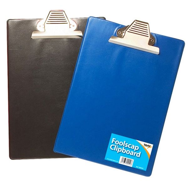 Tiger A4 clipboard PVC assorted colours x 1 single