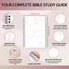 Bible Study Guide: Reflect on God’s Word with Comprehensive Study Tools | Bible Study Journal with SOAP Notes, Sermon Verse Mapping, Group Study & Reflections for Christians | A5 Lux