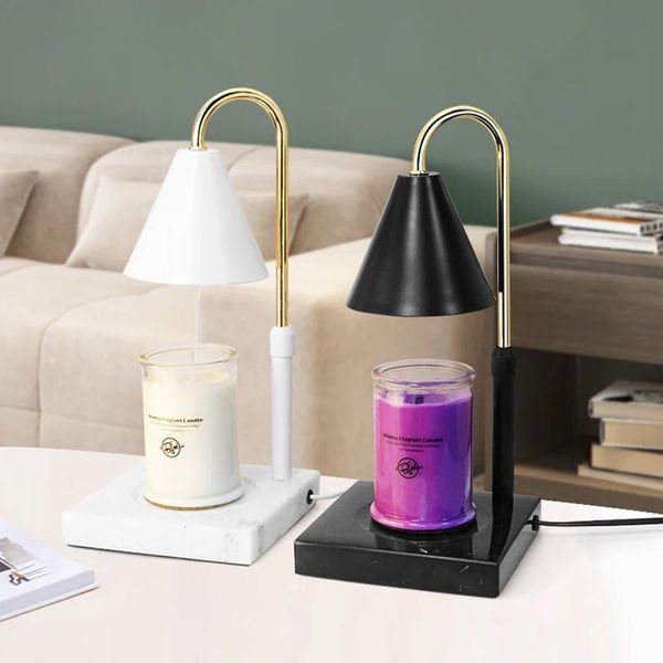 Candle Warmer Flameless Aromatherapy Candle Lamp Lifting Melt Wax Lamp Helps Sleep Melt Candle Lamp Bedroom Bedside Table Lamp Atmosphere Night Light