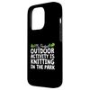 My Ideal Outdoor Activity Knitting in Park Case for iPhone 15 Pro