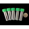 5ml Plastic Test Tubes vials Sample containers Powder Craft with Green Screw caps (200)