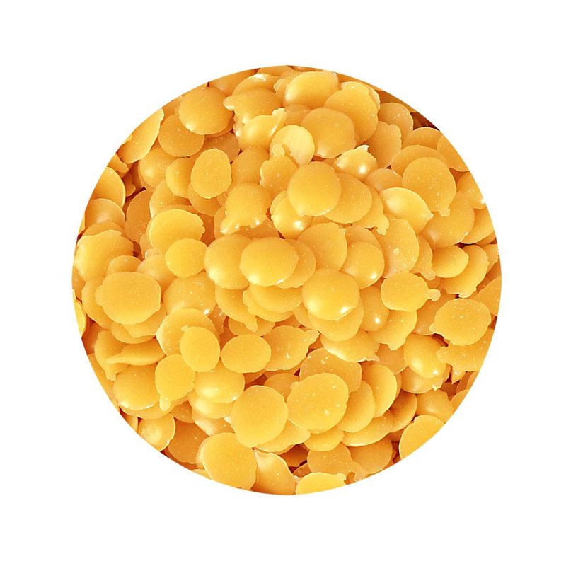 NKlaus 200 g Natural Pure Candelilla Wax Light Pastilles Vegan Beeswax ...