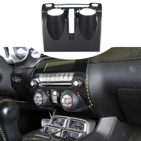 Central Control Dashboard Panel Decor Cover for Chevy Camaro 2010-15 Accessories