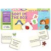 Chalk and Chuckles Sort in The Box – Educational Sorting & Classification Game for Kids Ages 3-6