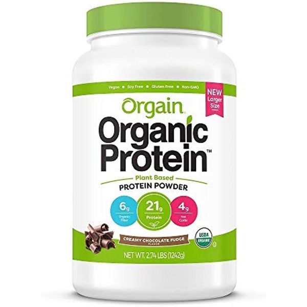 Orgain Protein Plant Based Powder Creamy Chocolate Fudge, 32 Oz