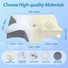 Cervical Pillow Support Ergonomic Neck Memory Foam Pillows for Stomach Sleeper