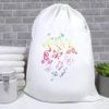 'Rainbow Butterfly Pattern' Laundry/Washing/Storage Bag (LB00008829)