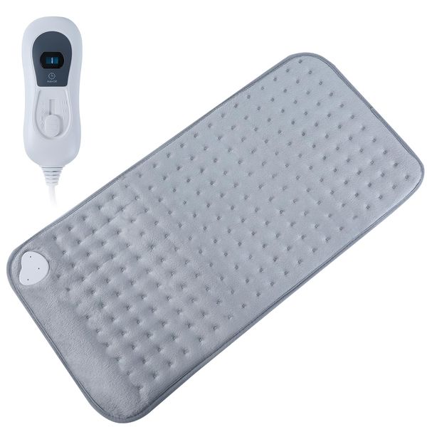 Electric Heating Pad, Electric Heat Pad with Automatic Switch-Off and 3 Temperature Levels Heating pad for Back, Neck, Shoulders, Abdomen, Legs, Feet.Heating Technology - Machine Washable