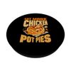 Eat More Chicken Pot Pies Vegetable Baking Baker PopSockets Adhesive PopGrip