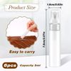 6 PCS 5ml Mini Spray Bottles, Portable Fine Mist Travel Bottles Refillable