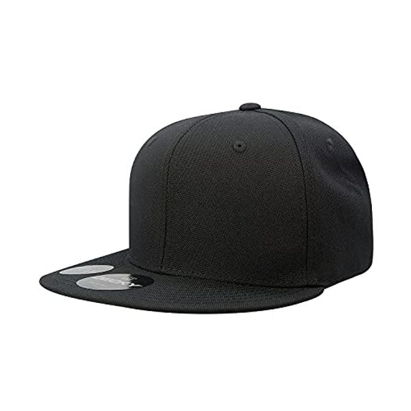 DECKY Retro Fitted Cap, Black, 7 3/4