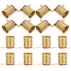 20Pcs E10 Mini Led Bulb Socket Screw Base Holder for Diy Lighting, Physics Circuit Experiments, Home Use - Compact Copper Design, Easy Installation