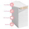 Prestee Linen Feel Dinner Napkins - Disposable Thanksgiving Napkins and Hand Towels for Bathroom - Ideal for Events, Dinners, and Parties - Soft and Durable Quality, Pack of 50, 7.8 x 4.25 Inches