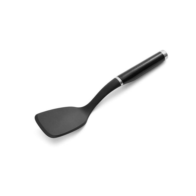 KitchenAid KE001OHOBA Classic Solid Turner, Black, 13.5x 3.3 Inch